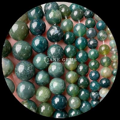 Đá ngọc 8mm Bead Various Agate Beads Green Agate Carnelian Brown Agate Loose Bead Strands cho DIY