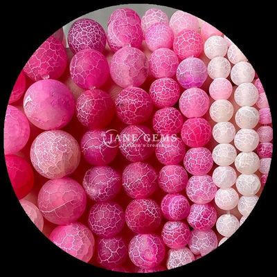 Đá quý hình tròn hạt màu vàng màu xanh dương thay đổi thời tiết Agate lỏng lẻo cho đồ trang sức DIY