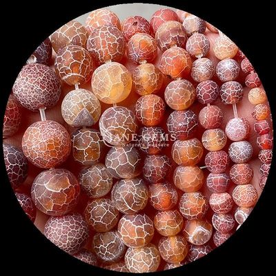 Nhiều màu Á-ga-tơ hạt 8mm kích thước hạt thiên nhiên đá quý cắt tròn cầu vồng thời tiết Á-ga-tơ lỏng dây cho quà DIY