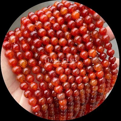 Đá quý hình tròn nhiều màu ngọc trai đeo tai trang sức