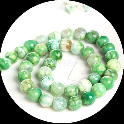 Đá thiên nhiên Bead cắt tròn lửa Agate lỏng Bead sợi cho trang trí quần áo đinh