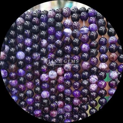 Đá thiên nhiên Bead cắt tròn lửa Agate lỏng Bead sợi cho trang trí quần áo đinh