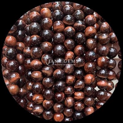 Đồ trang sức DIY Làm đá quý thiết yếu Nhạc 8mm hình tròn Mắt hổ Nhạc lỏng