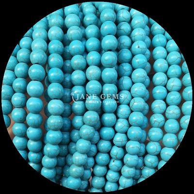 Làm đồ trang sức tự làm cắt tròn đá quý sợi hạt ngọc bạch tuộc 8mm kích thước và màu sắc khác nhau