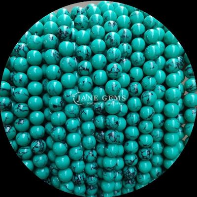 Làm đồ trang sức tự làm cắt tròn đá quý sợi hạt ngọc bạch tuộc 8mm kích thước và màu sắc khác nhau