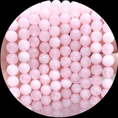 Viên ngọc trai đa màu 8mm Various Frosted Loose Round Bead Strands cho việc làm vòng tay và vòng cổ