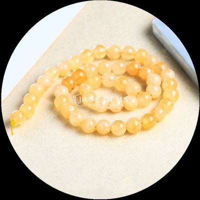 Đá đắt đỏ cắt tròn màu sắc khác nhau Chalcedony Loose Bead Strands hoàn hảo cho sáng tạo đồ trang sức DIY