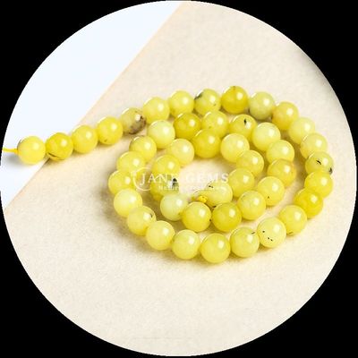 Đá quý tự nhiên hạt trong nhiều màu sắc khác nhau tròn Chalcedony lỏng chuỗi hạt hoàn hảo cho các nhà thiết kế đồ trang sức