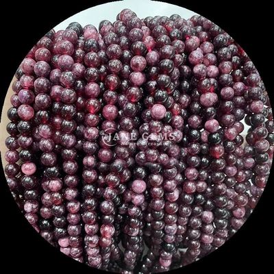 Đá đúc tròn hạt đinh nhiều màu sắc Chalcedony dây đinh đinh lỏng phù hợp cho vòng đeo tay từ nguồn gốc