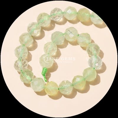 Đá quý hình dạng tròn hạt Rose Quartz tinh thể Quartz tròn mặt lỏng hạt cho bộ sưu tập đồ trang sức thanh lịch