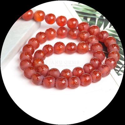 Đá quý tự nhiên nhiều dải Agate Frosted Round Agate Loose Bead Strands sự bổ sung hoàn hảo cho bộ sưu tập vòng cổ của bạn