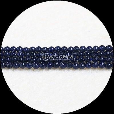 Tạo đồ trang sức DIY với đá quý tự nhiên Bead 4mm kích thước Đẹp Crystal Rose Quartz Sodalite Loose Bead Strands