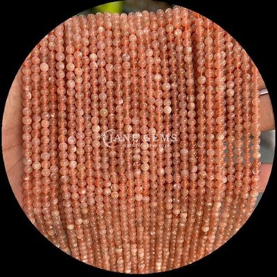 Các sợi hạt Amethyst đa màu tròn đánh bóng đá quý để làm đồ trang sức bằng đá tinh thể đa năng