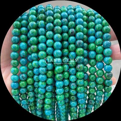 Vòng cắt đá quý hạt vàng đá cát rêu Agate tourmaline khác nhau Crystal chữa bệnh lỏng lẻo hạt dây cuối cùng làm đồ trang sức DIY thiết yếu