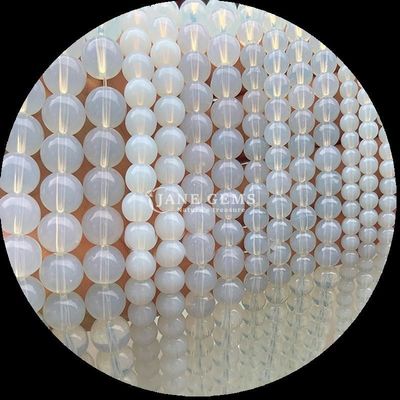 Đá quý tự nhiên hạt hoa hồng thạch anh opalite nhiều loại đá chữa bệnh tinh thể lỏng lỏng dây đinh hoàn hảo cho bộ sưu tập vòng tay của bạn