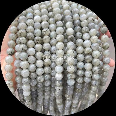 Đá quý hình tròn Howlite Rohdonite đá tinh thể Các loại đá chữa bệnh khác nhau cho đồ trang sức DIY