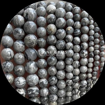 Ngọc quý Bead hình tròn 8mm tự nhiên cho B2B Nhà phân phối đá quý Ngọc đá chữa bệnh khác nhau Zebra Jasper Amazonite và nhiều hơn nữa cho DIY