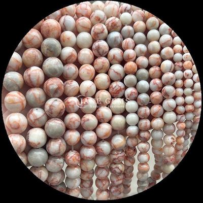 Ngọc quý Bead hình tròn 8mm tự nhiên cho B2B Nhà phân phối đá quý Ngọc đá chữa bệnh khác nhau Zebra Jasper Amazonite và nhiều hơn nữa cho DIY