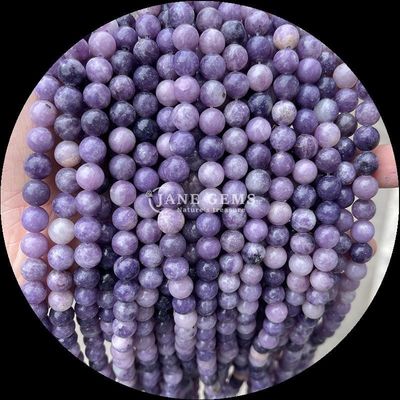 8mm đánh bóng đá đắt tiền hạt Hematite Yooperlite và nhiều loại khác nhau Thạch tinh đá chữa bệnh Loose hạt dây cho phụ kiện thời trang