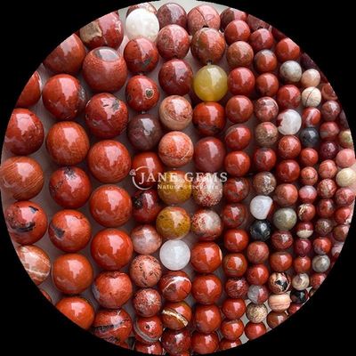 Hình dạng tròn hạt đá quý màu sắc đa dạng Indian Agate Unakite Crystal Healing Stone Loose Bead Strands cho nhu cầu làm đồ trang sức của bạn