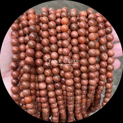 Đá quý hạt hình tròn Various Natural Healing Stones Gold Sandstone Labradorite Loose Bead Strands cho yêu cầu của khách hàng