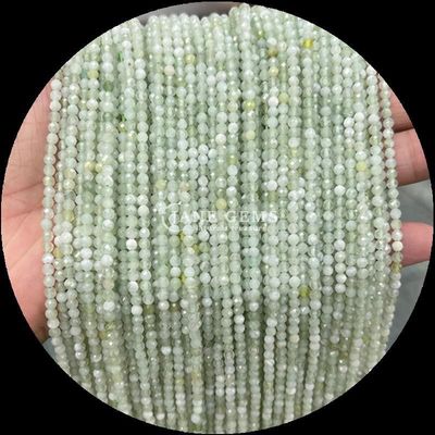 Ngọc thiên nhiên hạt đinh cắt tròn mặt pha tinh thể chữa bệnh Mini đá quý Moss Agate Snowflake Obsidian Various Loose Bead Strands lý tưởng cho phụ kiện thủ công
